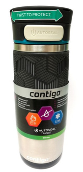 Contigo 6 Thermobecher Metra Transit Grau 470 ml 1000-0623