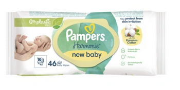 Pampers Harmonie New Baby wet wipes 46 pcs