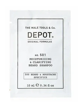 Depot NR. 501 Feuchtigkeitsspendendes Bartshampoo 10 ml