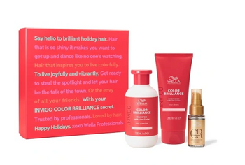 Wella Invigo Color Brilliance Gift Set colored and fine hair