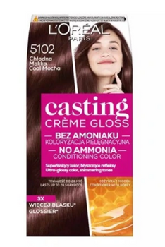 L'Oreal Paris Casting Creme Gloss Farba do włosów 5102 Chłodna Mokka