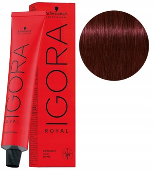 Schwarzkopf Farba Igora Royal 60ml  4-88 średni brąz czerwony ekstra