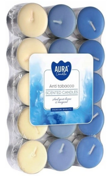 Bispol Duftende Teelichtwärmer 30 Stück Antitabak