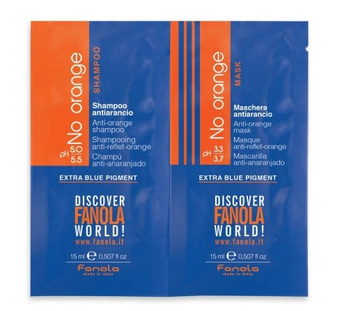 Fanola No Orange Sample shampoo 15ml + mask 15ml