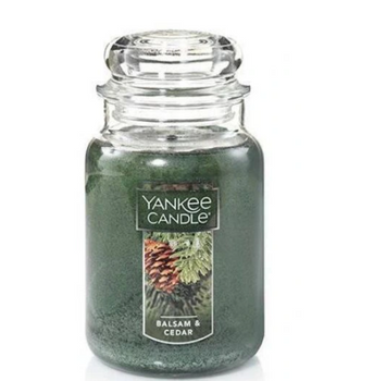Yankee Candle Large Jar Balsam &amp; Cedar 623g