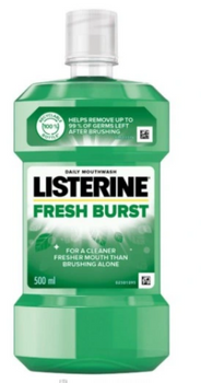 Listerine Fresh Burst mouthwash 500 ml