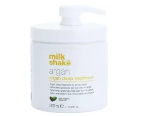 Maschera per il trattamento profondo dell&#39;olio di Argan Milk Shake 500ml
