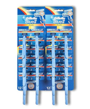 Aparat de ras Gillette Blue II Plus 2x24 buc