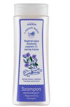 Joanna Z Apteczki Babuni Szampon Regenerujący Siemię lniane i Lukrecja  300 ml