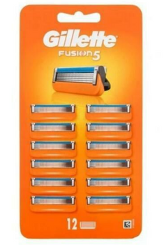 Gillette Fusion Cartridges 12 pcs