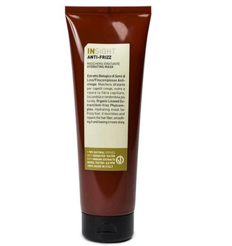 Insight Anti-Frizz Hydrating Mask 250ml La maschera è destinata ai capelli difficili da modellare, difficili da domare, ricci, secchi, crespi ed elettrizzati.l