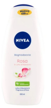 Nivea Women Rose Shower Gel 650 ml