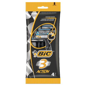 Bic action razor 3 blades 4 pcs.