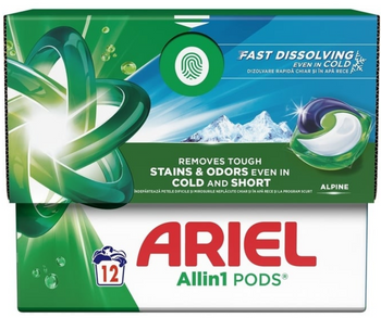 Ariel 3in1 Washing Capsules 12 pcs