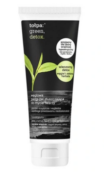 Tolpa Green Detox Carbon Paste-Exfoliating Facial Wash 125 ml