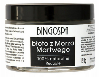 BingoSpa Namol Natural de la Marea Moarta 100% Redual.Masca pentru fata si corp 150g