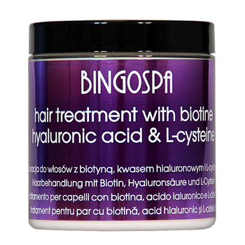 Trattamento per capelli con biotina, acido ialuronico e L-cisteina 250 ml