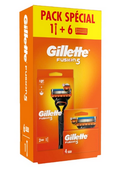 Gillette Fusion5 Disposable razor + 6 cartridges