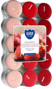 Bispol Scented Tealight Warmers 30 pcs Strawberry