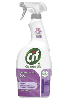 Cif Disinfect &amp; Shine Flower Breez Universal Cleaning &amp; Disinfecting Spray 750 ml