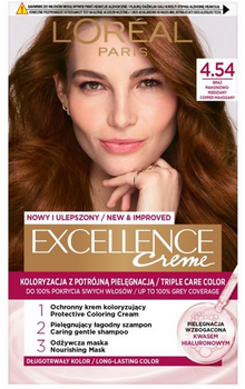 L'Oreal Paris Excellence Creme Culoare de păr 4.54 Mahogany-Copper Brown