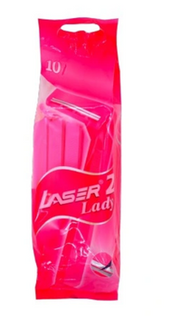 Laser II Einwegrasierer für Frauen Tasche 10 Stück