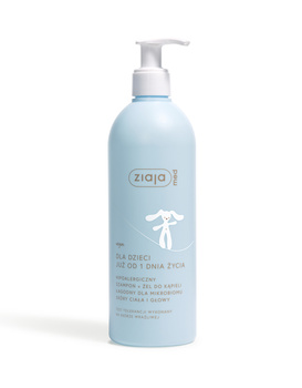 Haarshampoo Ziaja Med Hypoallergenes + Badegel 400 ml