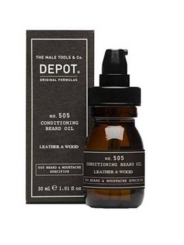 Depot NO. 505 Leather &amp; Wood Beard Oil 30 ml
