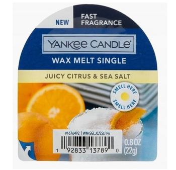 Yankee Candle Classic Wax Juicy Citr&amp;Salt Sea 22g