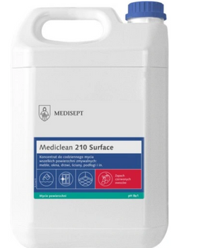 Mediclean 210 Surface 5 L Red Fruit - Concentrate for cleaning various surfaces Medisept