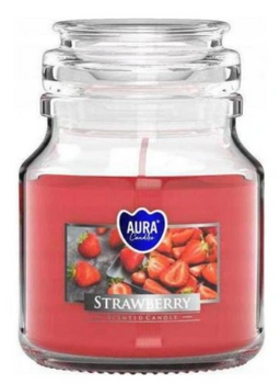 Bispol Scented Candle in Glass 120 g Strawberry