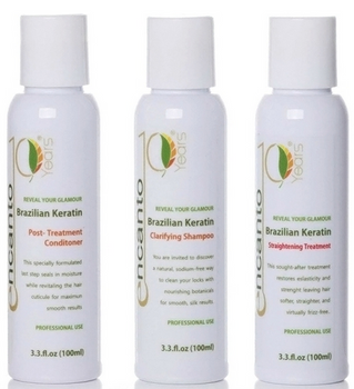 Encanto 3x 100 ml Set lisciante per capelli alla cheratina