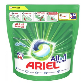 Ariel Mountain Spring 46-teilige Wäschekapseln