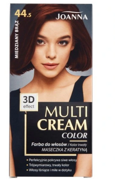 Joanna Multi Cream Color Farba do włosów Miedziany Brąz 44.5