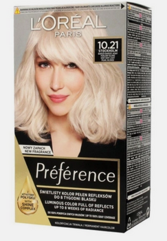 L'Oreal Paris Recital Haarfarbe sehr hell schillerndes Blond Z2 10.21 Stockholm