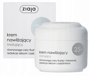 Ziaja Krem nawilżający, matujący na dzień +25  50 ml