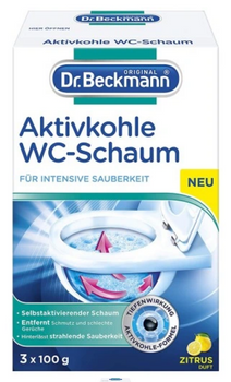 Dr.Beckmann Active Foam Carbon for WC Zitrus 3 pcs
