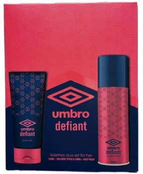 Umbro Defiant Cosmetics Set for Women Deodorant + Shower Gel