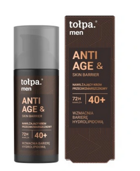 Tołpa Men Anti Age&Skin Barrier Nawilżający Krem przeciwzmarszczkowy 40+  50 ml