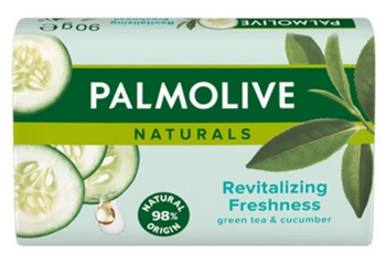 Baton de săpun de toaletă Palmolive cu ceai verde și castravete 90 g