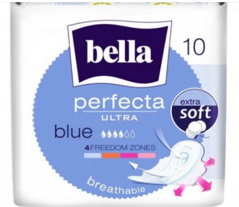 Bella  Perfecta Blue Podpaski ze skrzydełkami cienkie 10 szt