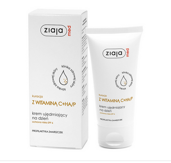 Ziaja Med Treatment mit Vitamin C+HA/P Straffende Tagescreme mit niedrigem Lichtschutzfaktor 6 50 ml