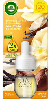 Cartuș electric Air Wick 19 ml Sensual Vanilla &amp; Shea Butter