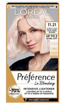 L'Oreal Paris Recital Hair dye Very Very Light Cool Pearl Blonde 11.21 Le Blonding