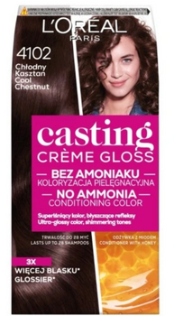 L'Oreal Paris Casting Creme Gloss Hair Colour 4102 Cool Chestnut