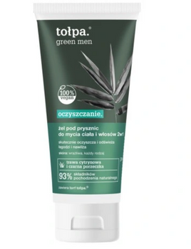 Tolpa Green Men Shower Gel for body and hair 2-in-1 200 ml