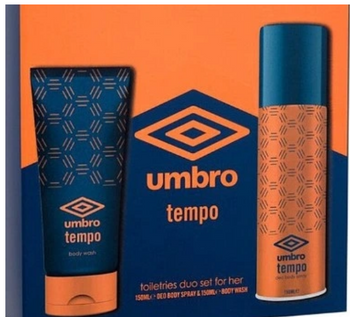 Umbro Tempo Cosmetics Set for Women Deodorant + Shower Gel