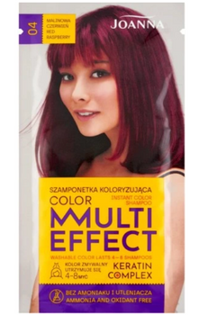 Joanna Multi Effect Color Keratin Complex Shampooetka -04 Raspberry Red 35 g