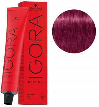 Schwarzkopf Igora Royal Colour 60ml 9-98 Blond foarte deschis Violet Roșu