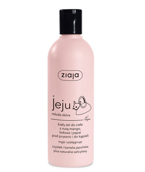 Ziaja Jeju White Body Gel zum Duschen und Baden, 300 ml